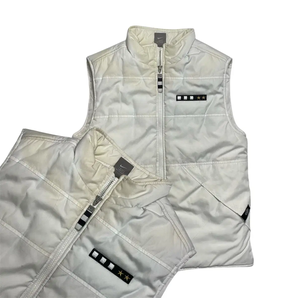 00s Nike White Juventus Padded Vest S