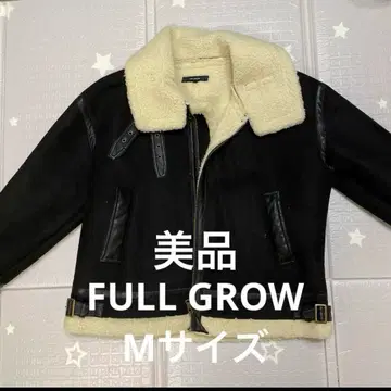 FULL GROW B-3 남성/여성용 무스탕 코트