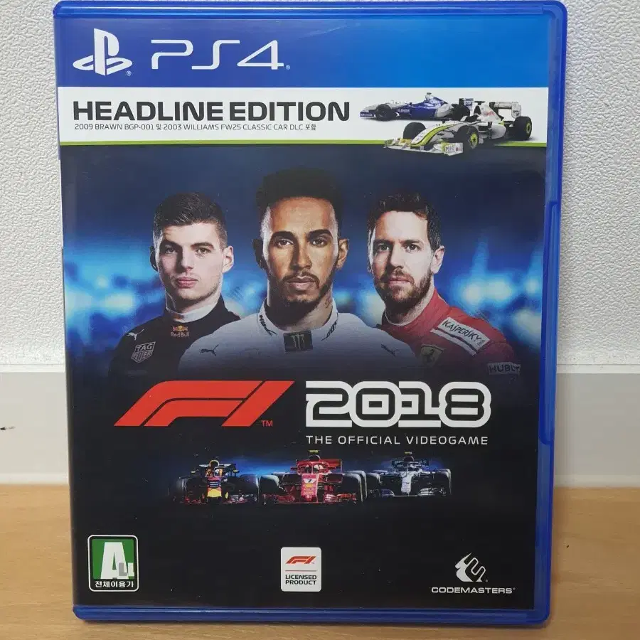 ps4 F1 2018 헤드라인 에디션