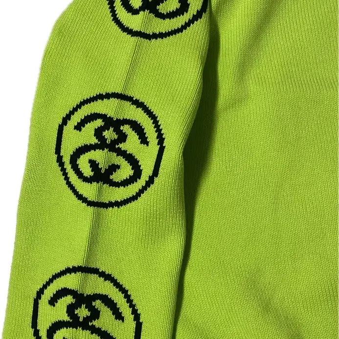 Stussy sslink knit lime  스투시 ss링크 니트 라임