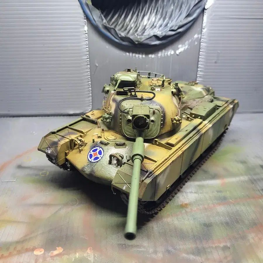 아카데미 M48a5k패튼 1/35 프라모델 완성품