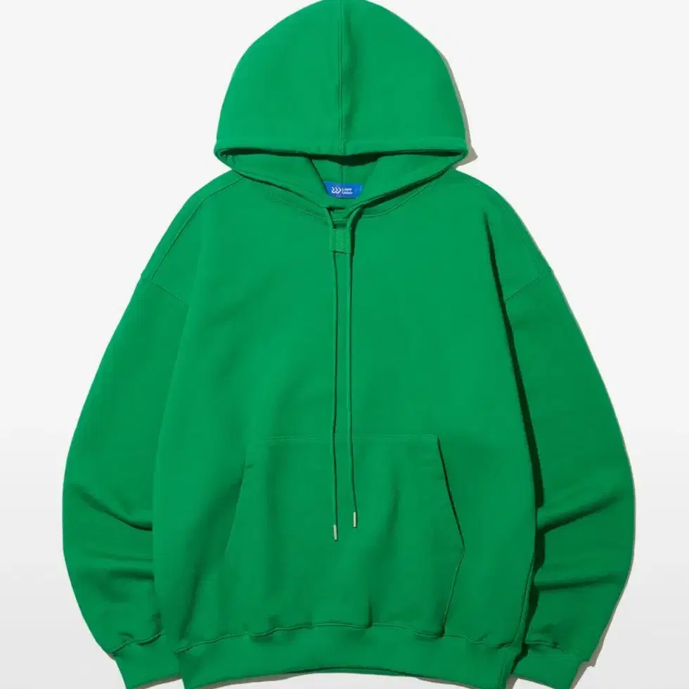 (레이어유니온)HEAVY COTTON OVER HOODIE GREEN