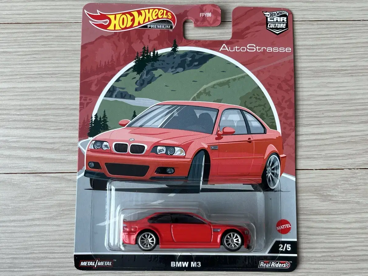 Hot Wheels Premium BMW M3 Red Color