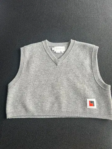 XANDER ZHOU 23ss 숏 니트 조끼 남성용 48