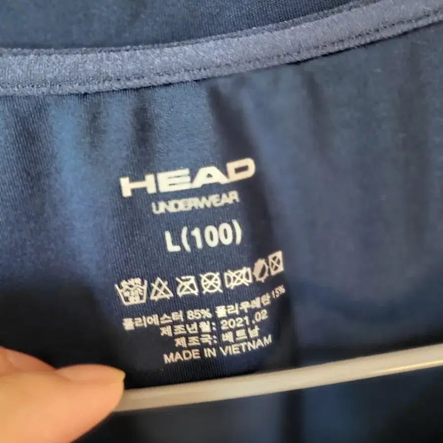 HEAD 남성 기능성 반팔티 100