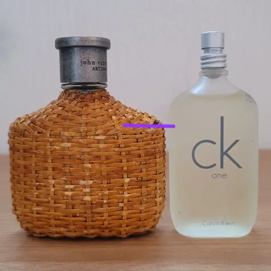 (일괄판매)존바바토스 아티산 75ml+ck one 50ml 향수