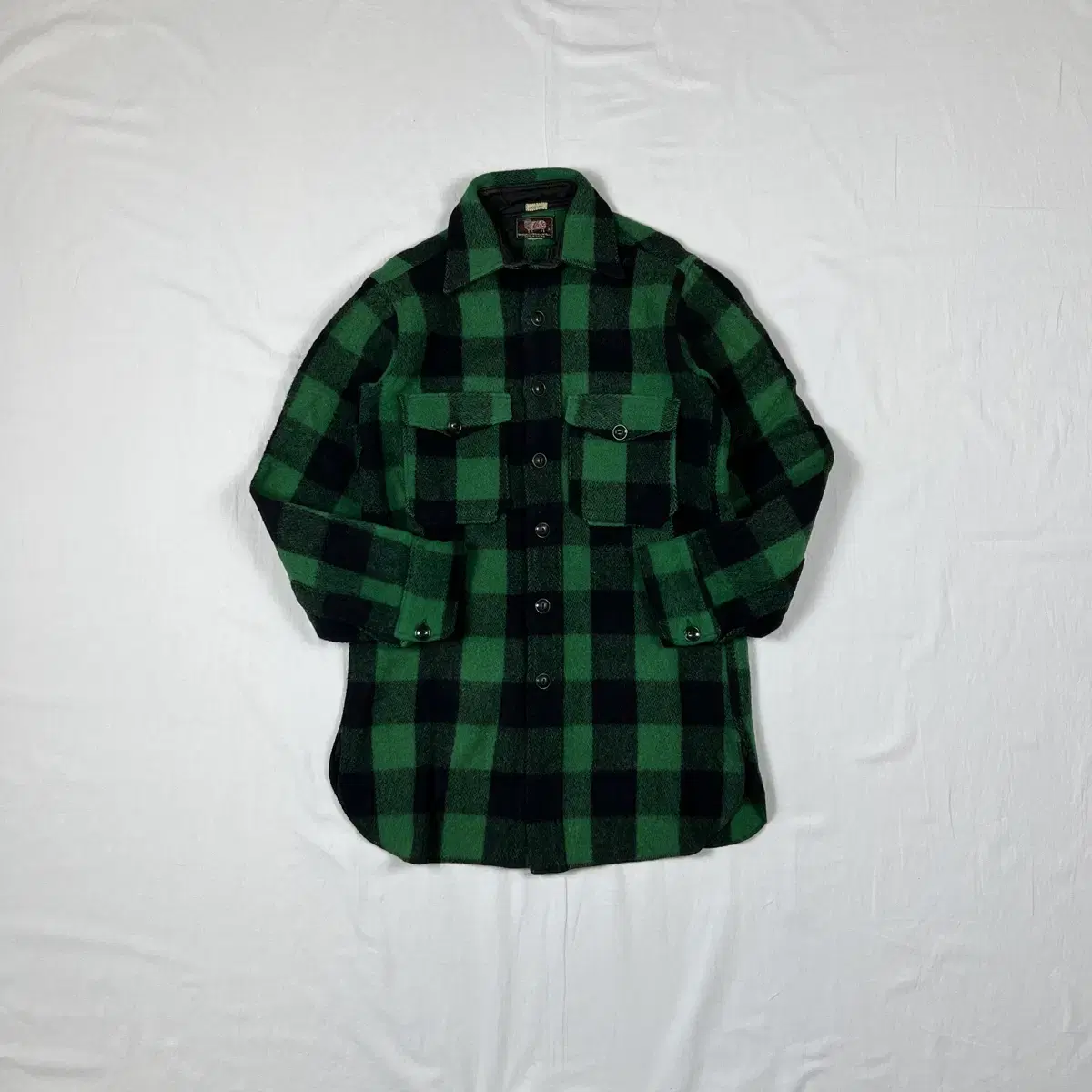 50s 울리치 woolrich 버팔로 plaid 체크 울 셔츠 남방