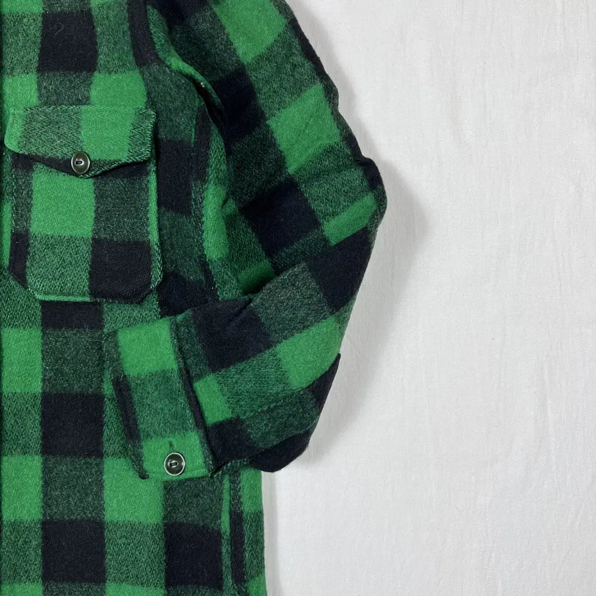 50s 울리치 woolrich 버팔로 plaid 체크 울 셔츠 남방