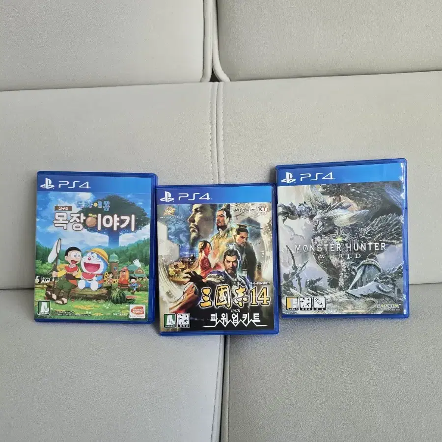 ps4 타이틀. 삼국지14pk, 몬스터 헌터, 목장이야기