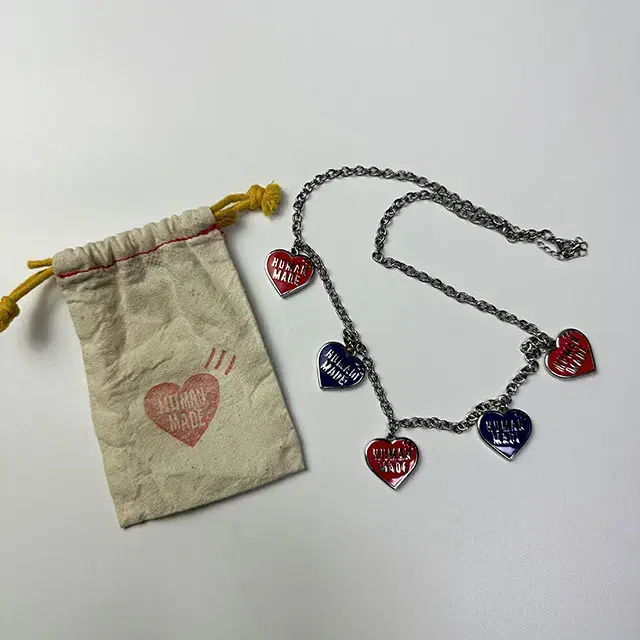 HUMAN MADE Five Heart Human Made Heart Necklace