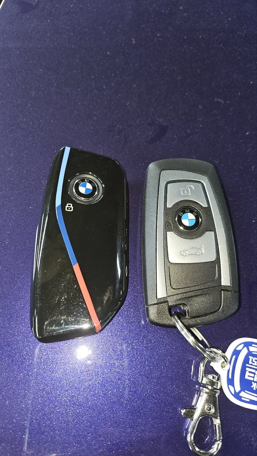 BMW 구형 클래식 자동차키를 스페어키로 최신형 G바디 스마트키 제작