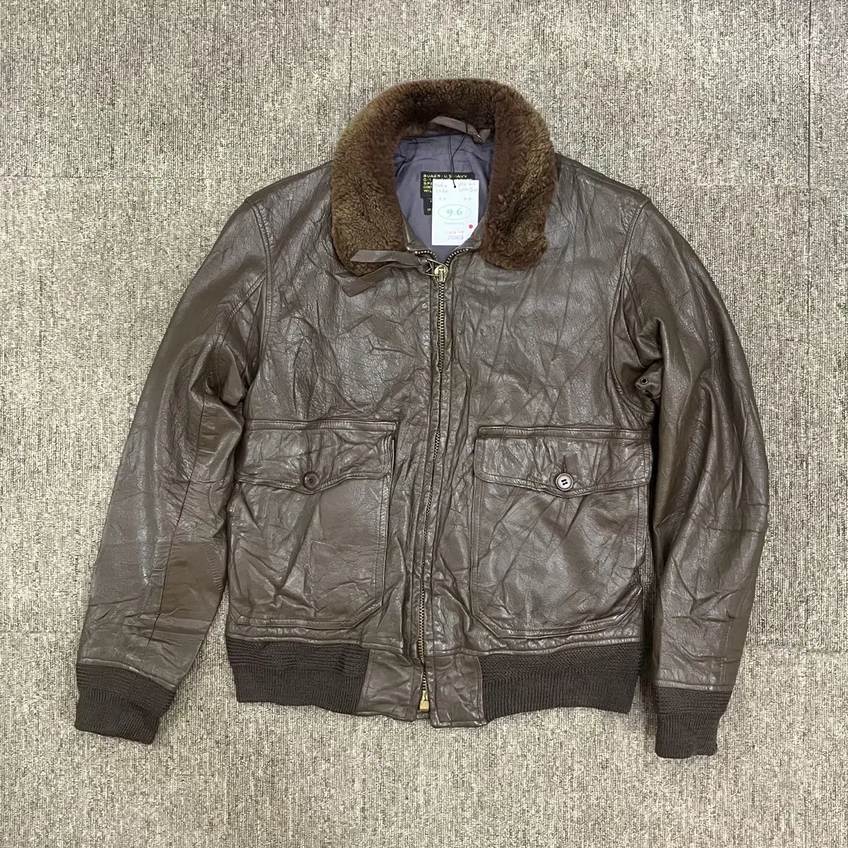 (38) USN G-1 Leather Jacket