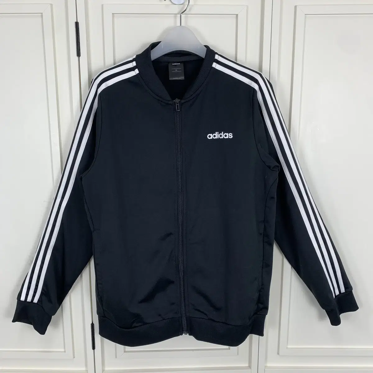 [L]아디다스 adidas 블랙 집업 져지 CH6610