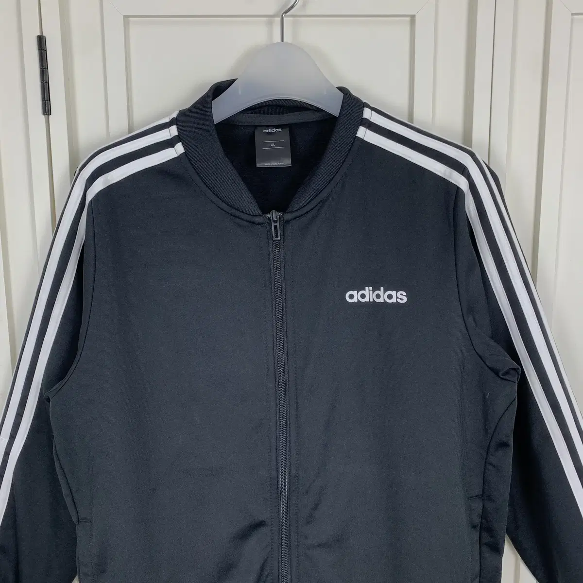 [L]아디다스 adidas 블랙 집업 져지 CH6610