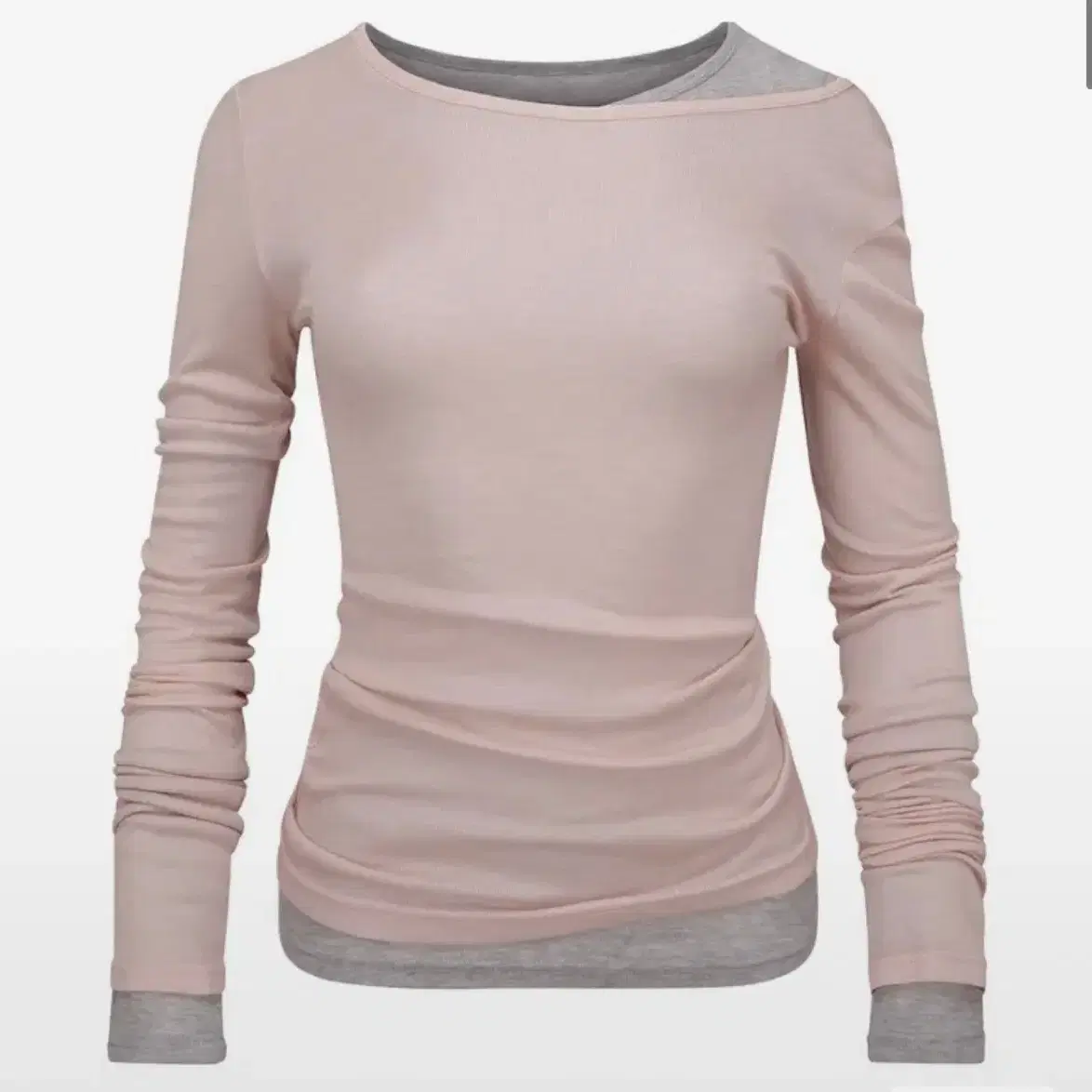 스컬프터 My Go To Tencel Tee Pale Pink