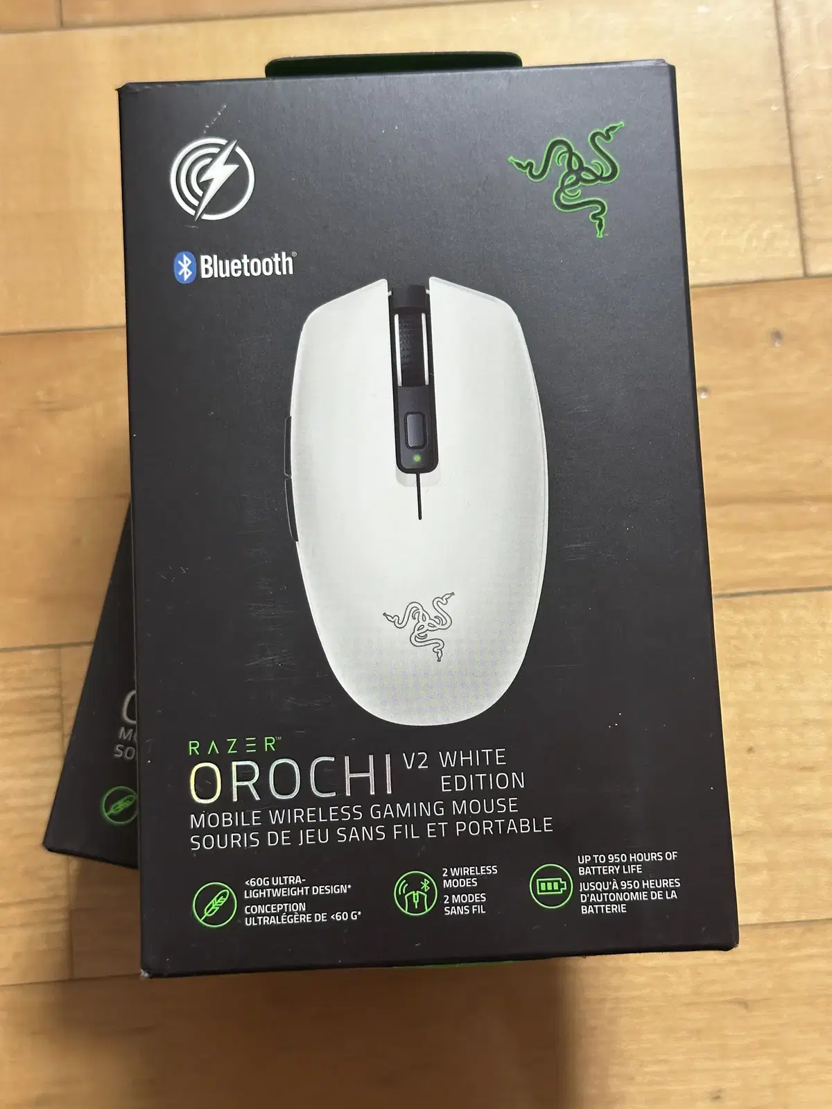 Razer Orochi V2 화이트 무선 게이밍 마우스