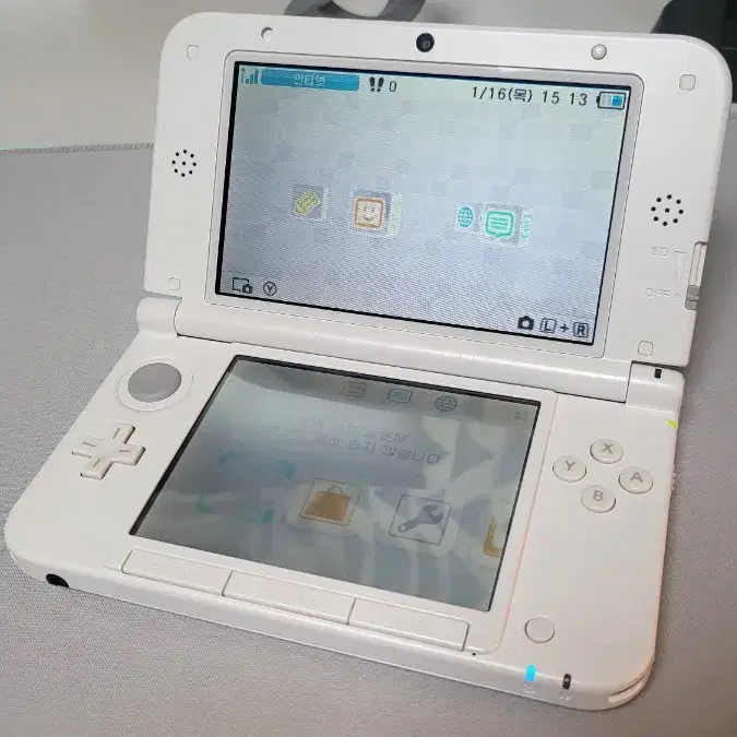 닌텐도 3ds xl 화이트 한국판 정품