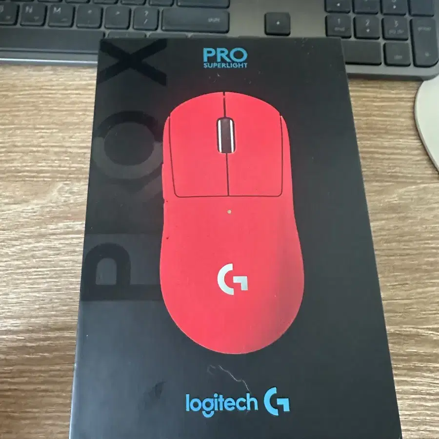 로지텍 G PRO SUPERLIGHT 레드 마우스