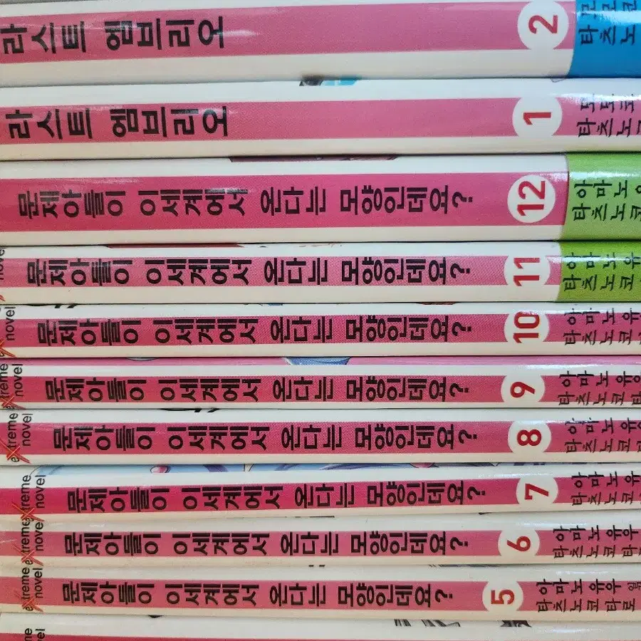 라노벨 중고책 판매합니다 소아온/리제로/어마금/노게임노라이프/이멋세 등