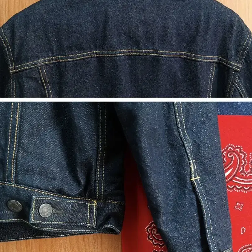 levis 리바이스 인디고 진청 쉐르파 데님자켓 최상컨디션