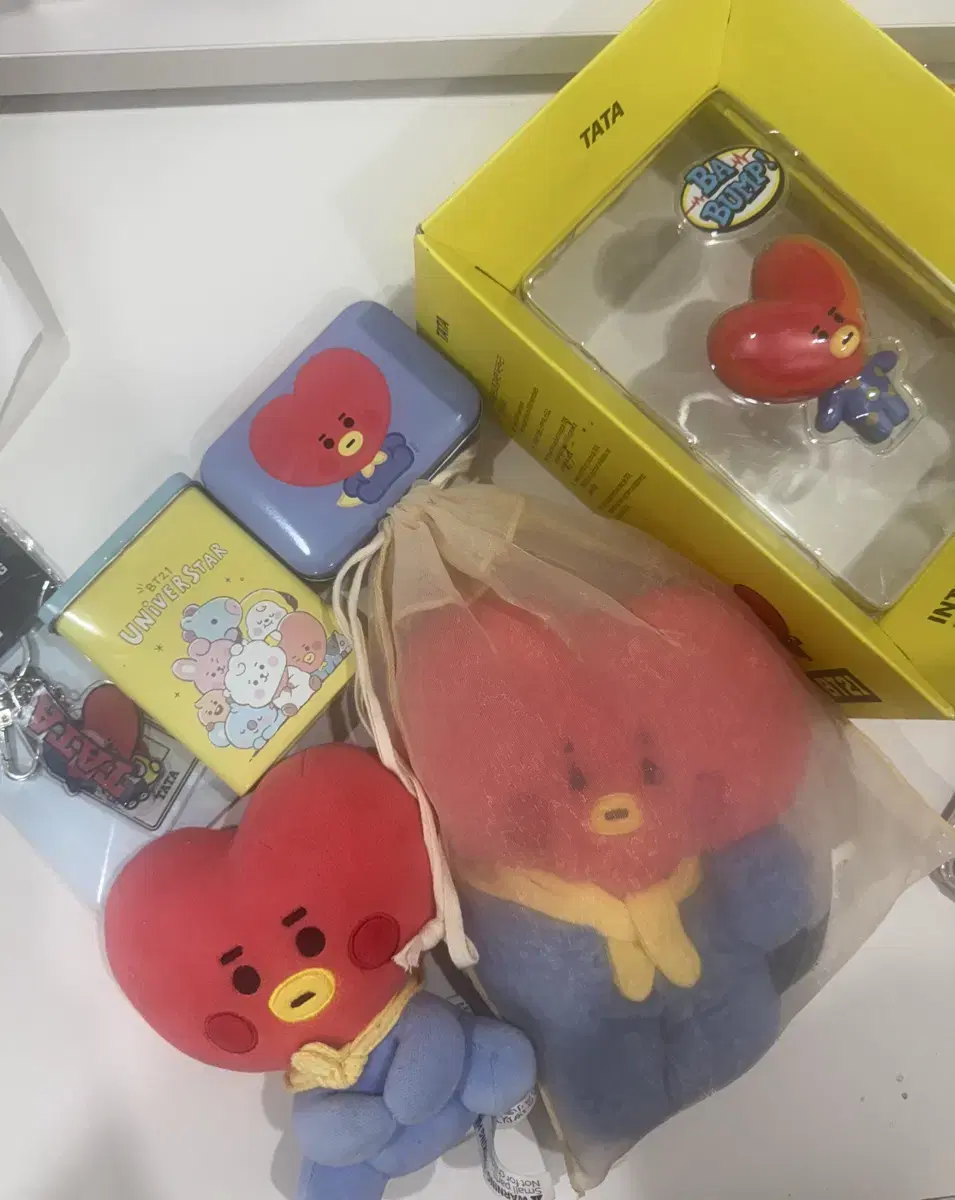 bt21타타인형,피규어,키링 일괄