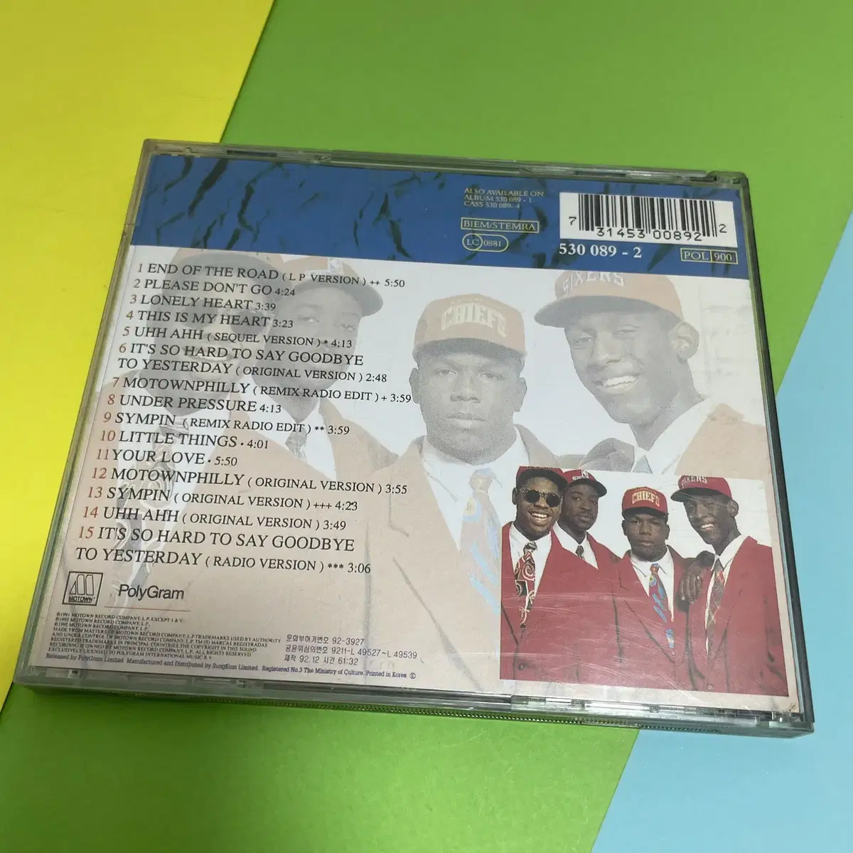 [중고음반/CD] 보이즈투맨 Boyz II Men 1집