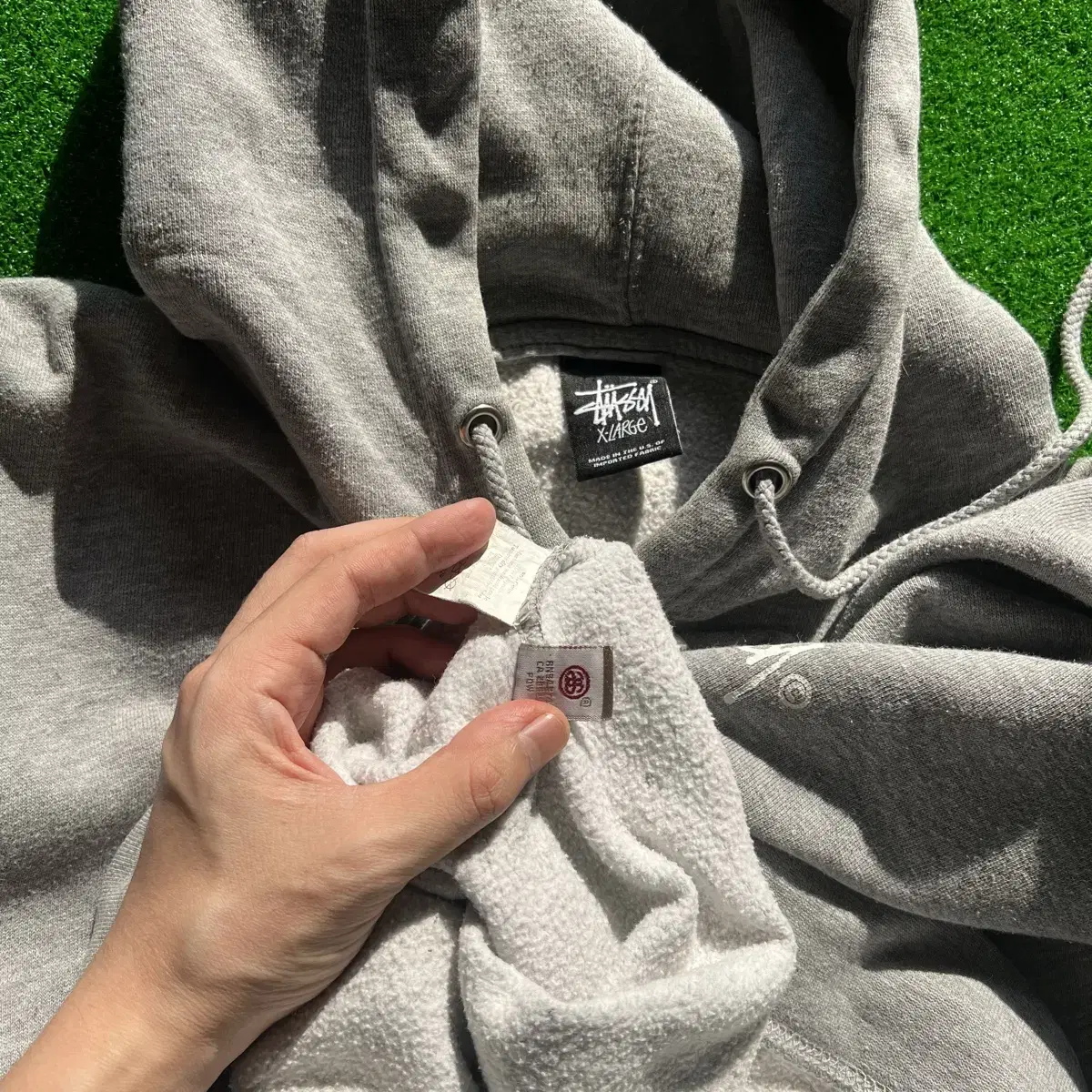 Stussy Basic Gray Hoodie