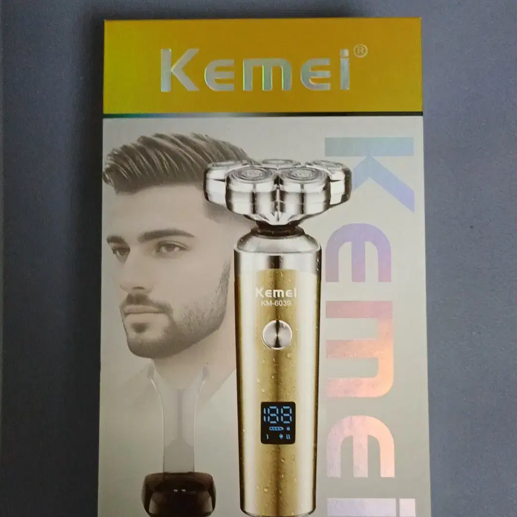 Kemei 5 Head 자석 플로팅   프리미엄  전기 면도기