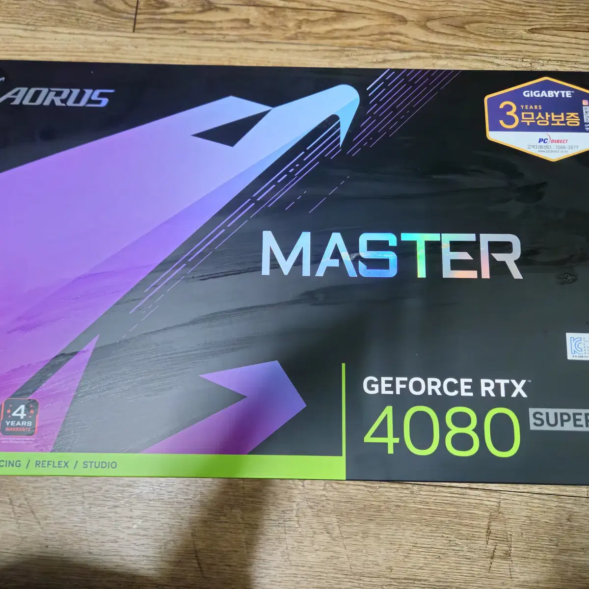 RTX 4080 Super 어로스마스터 풀박스 새제품급 판매합니다.