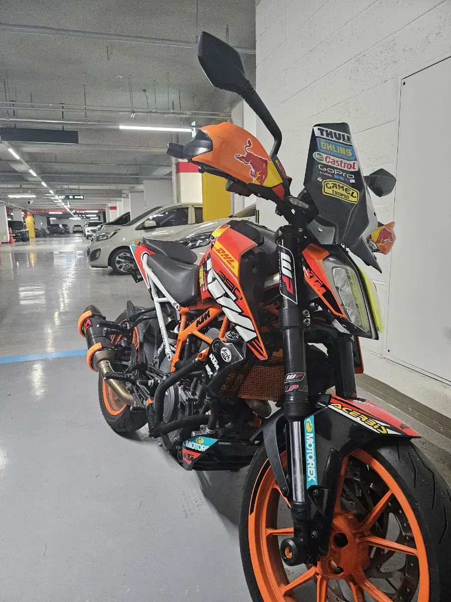 KTM 듀크 390 ABS 19년식 22@@@km 아크라포빅 슬립온 구변