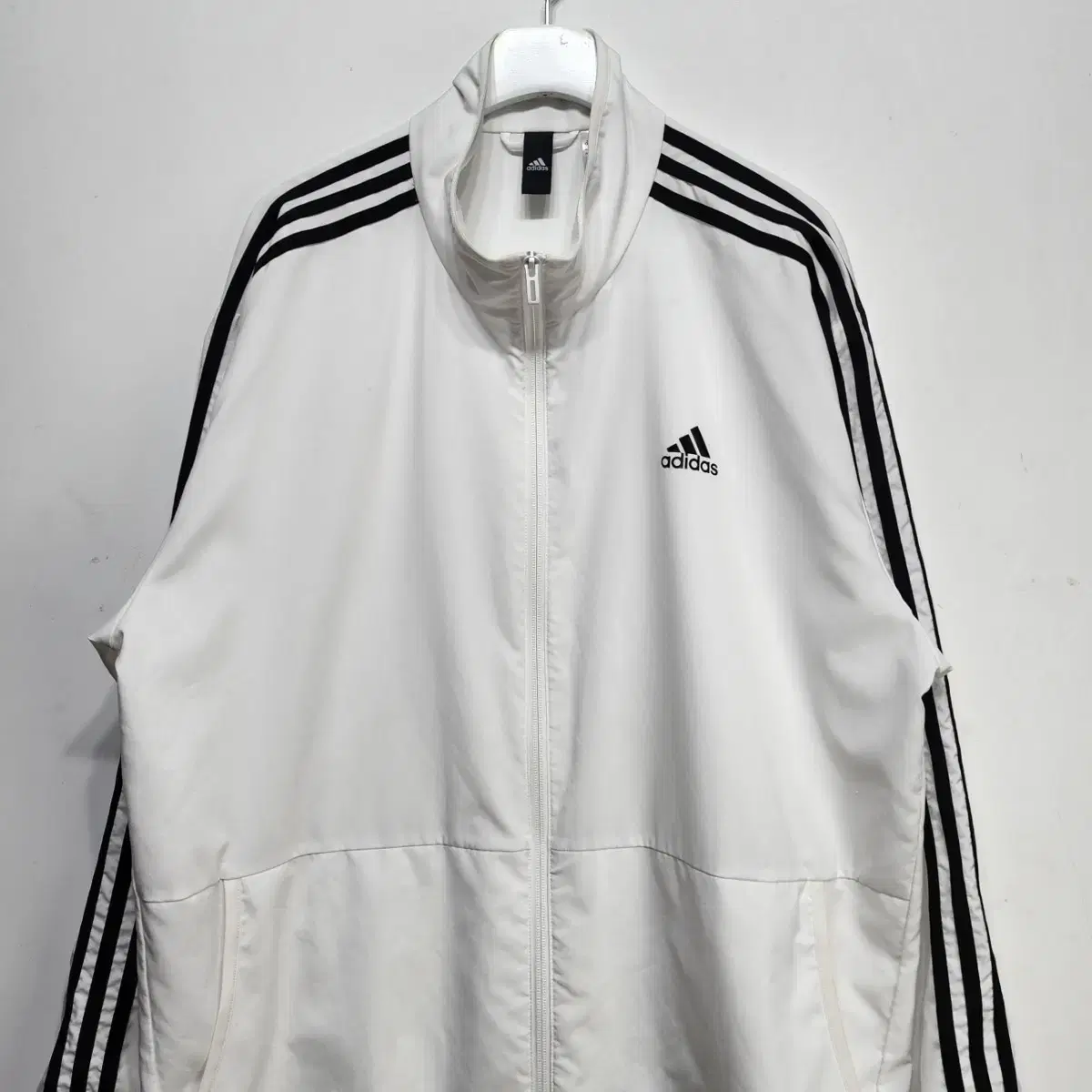 아디다스 ADIDAS 바람막이 집업트랙탑 화이트 2XL