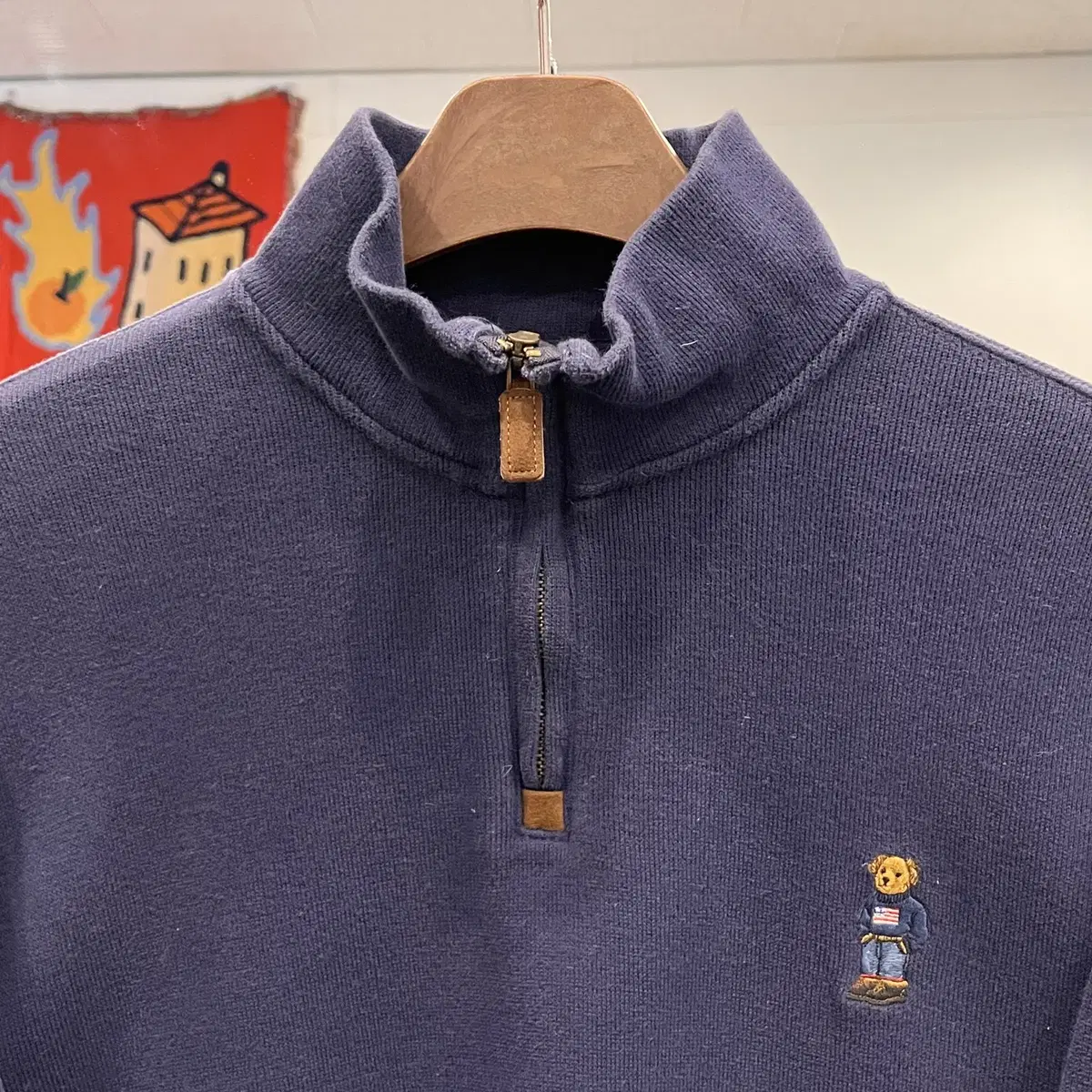 Polo ralph lauren 폴로 랄프로렌 폴로 베어 하프넥 집업 니