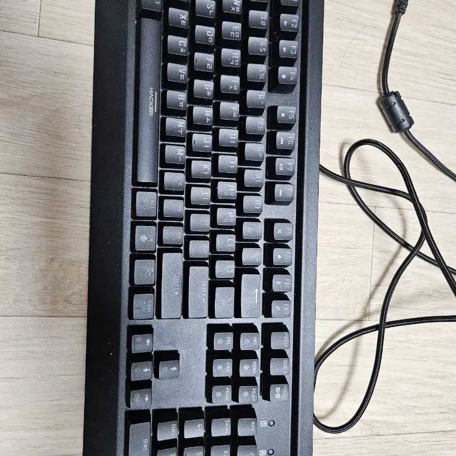 ABKO HACKER K600 RGB 청축 키보드