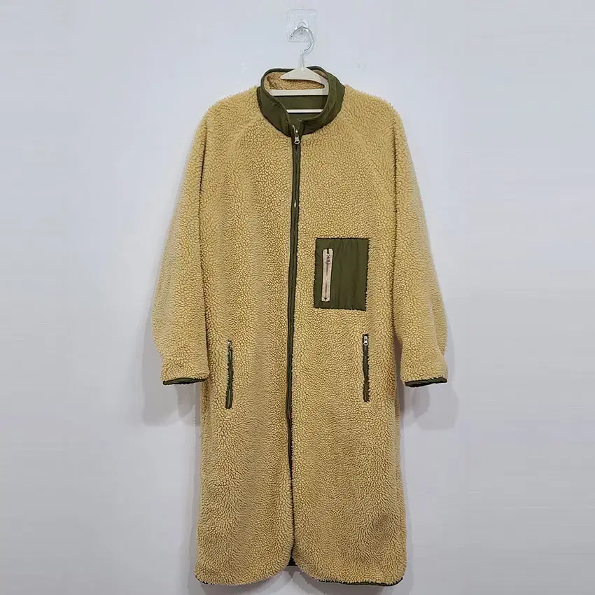 Vintage/Fleece Long Padded Jacket/F Size/W 651