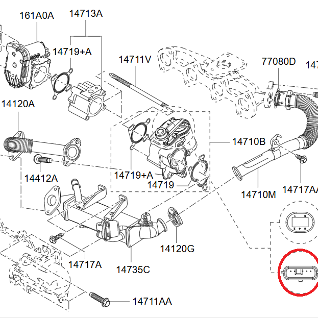 QM5 EGR 밸브