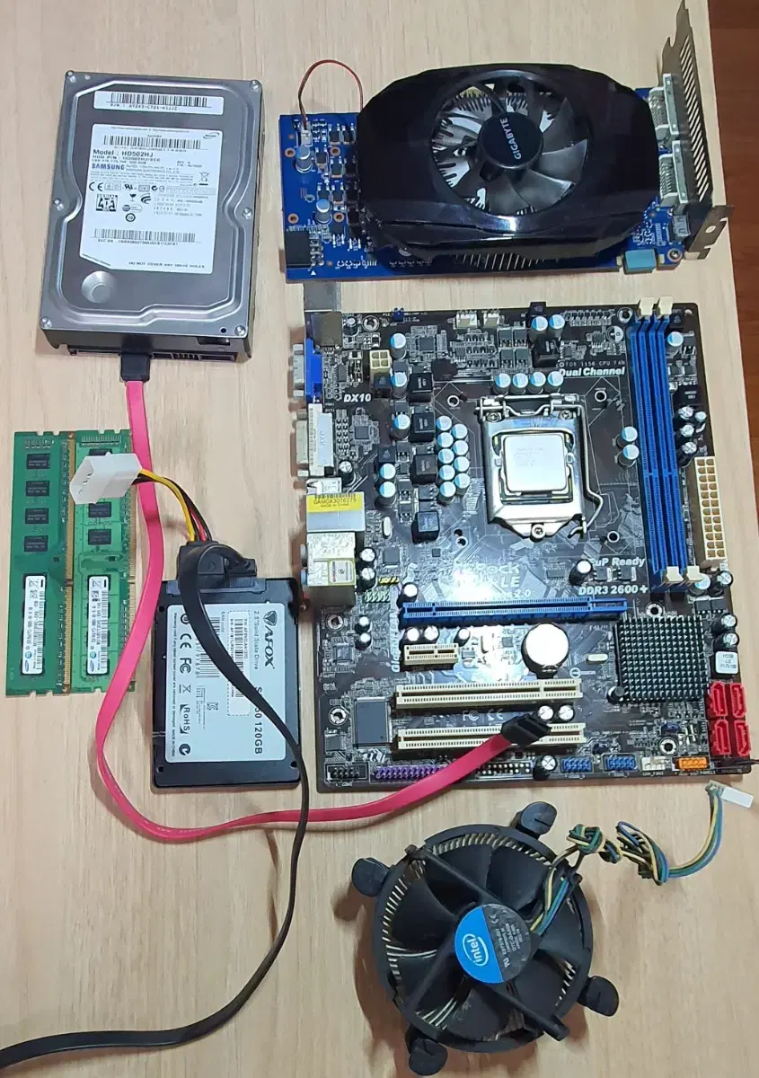 Parts & Mainboard ASROCK H55M-LE Mainboard and other sets