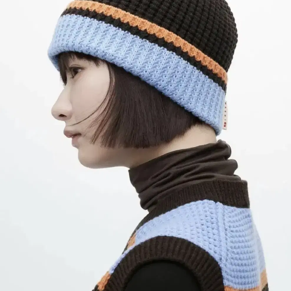 Uniqlo x Marni Popcorn Knit Beanie Brown