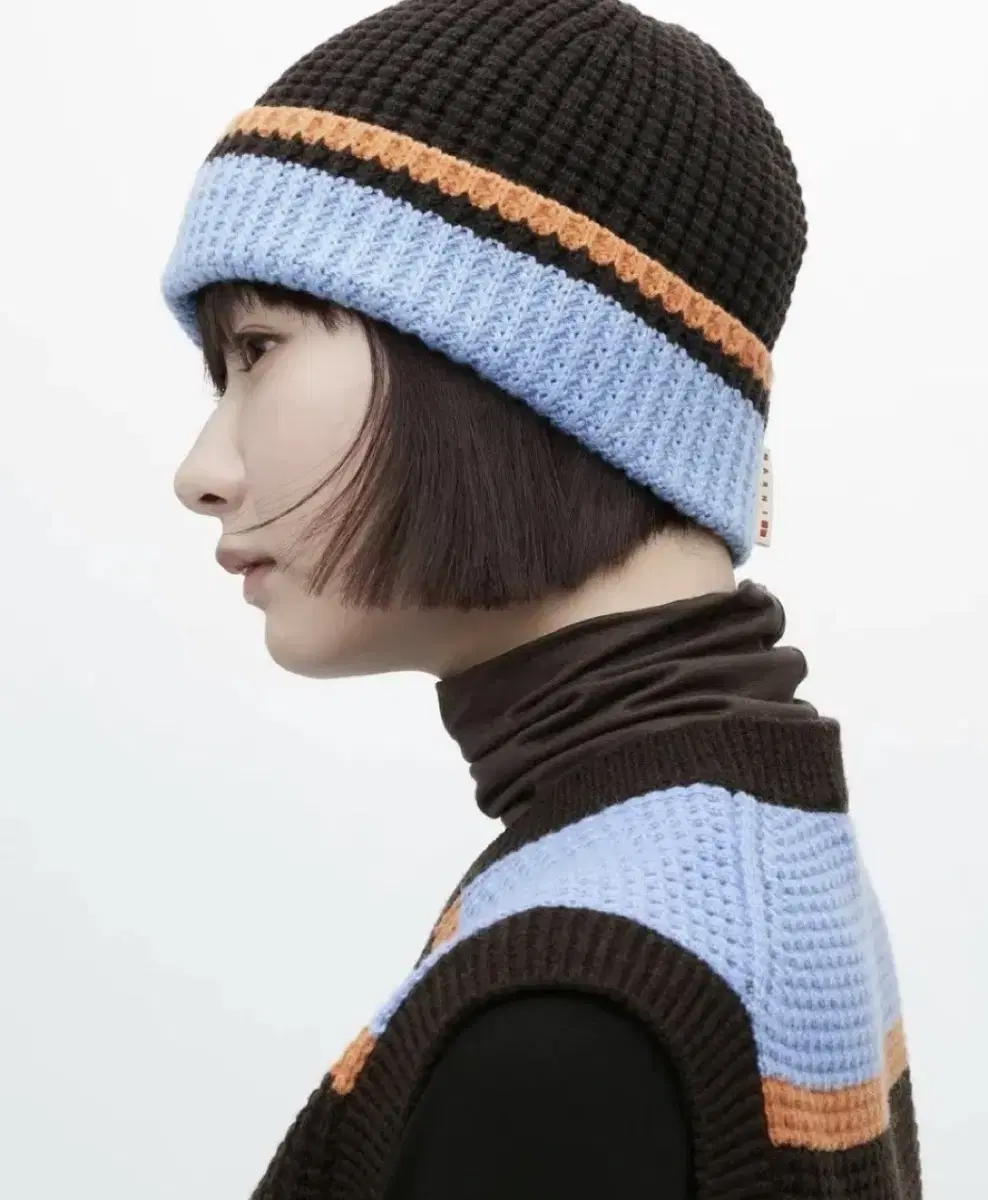 Uniqlo x Marni Popcorn Knit Beanie Brown