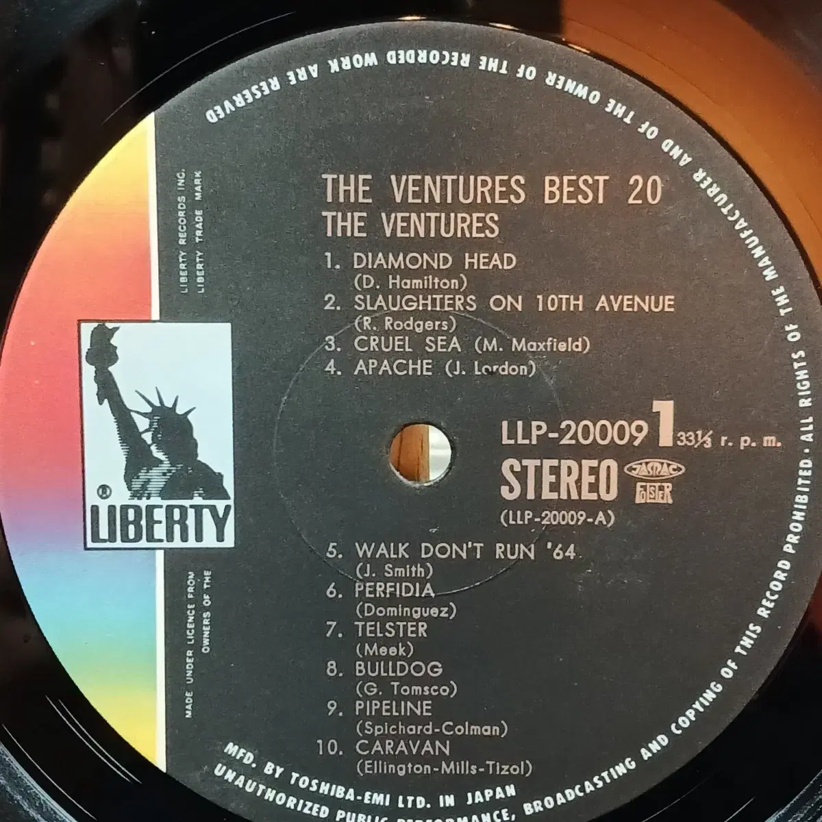 THE VENTURES LP 4장 일괄 할인가격