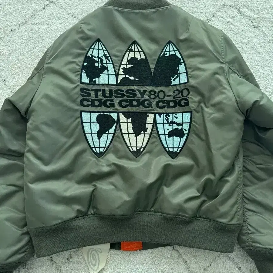 스투시 Stussy x CDG MA-1 Jacket