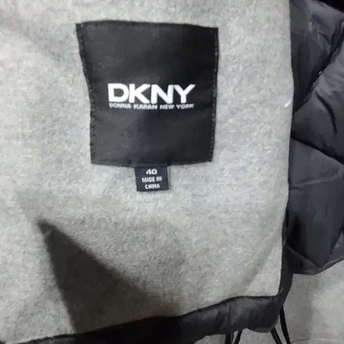 DKNY  모직 패딩코트