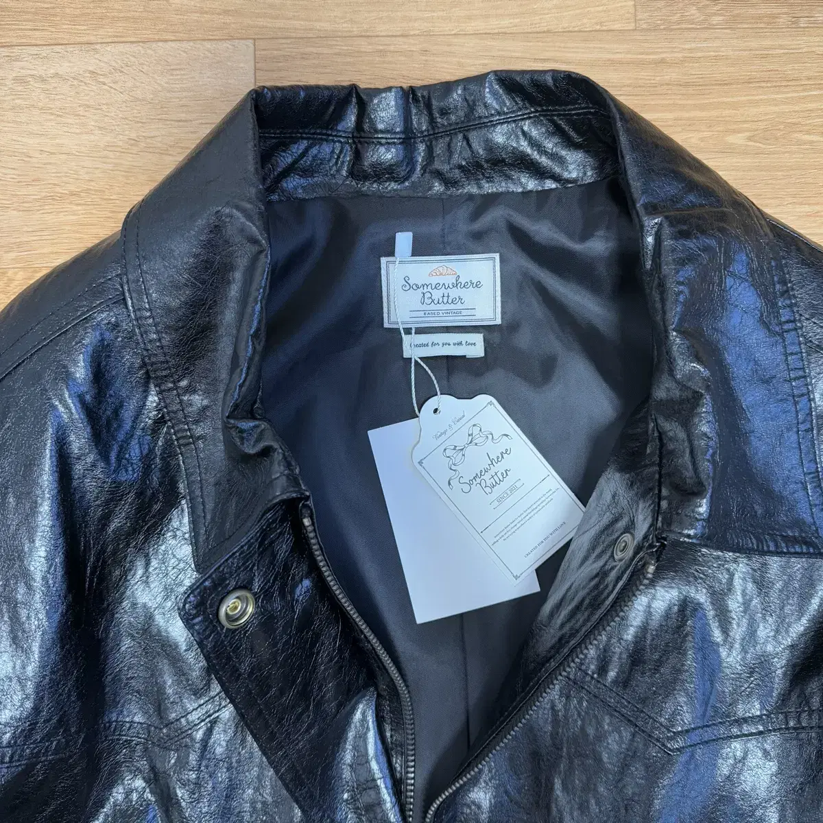 썸웨어버터 Devon leather blouson 블루종