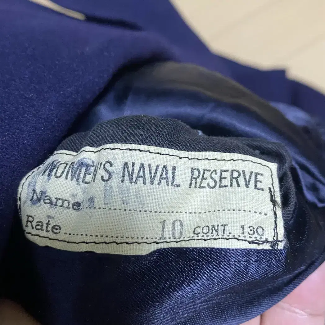 WW2 USN women's coat 오리지널 10사이즈