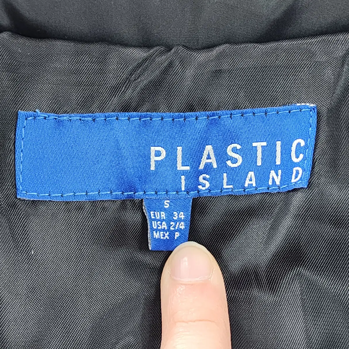 [S] Plastic Island 플라스틱아일랜드 라쿤퍼 덕다운 슬림패딩