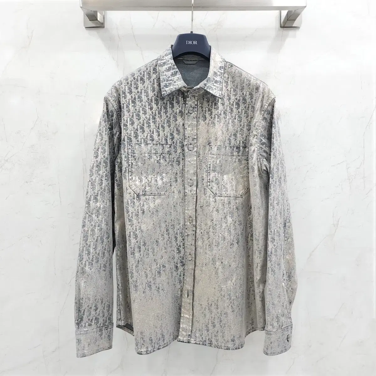 41 / Dior limited edition Oblique Washed Denim Jacket