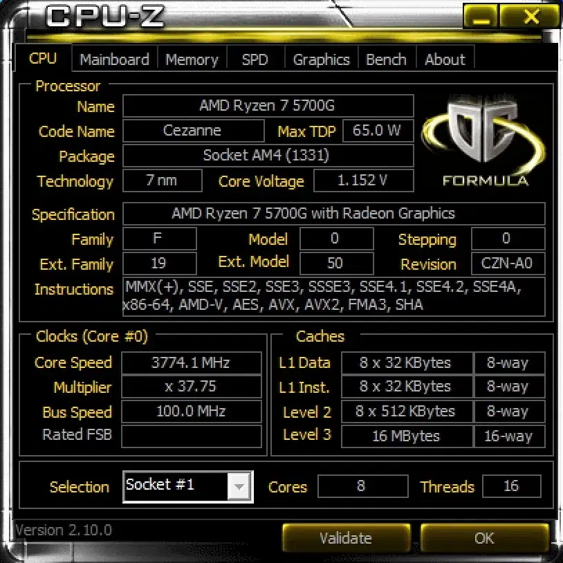 AMD 라이젠 5700G 96기가 램 다계정 고성능 PC