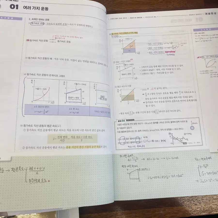 배기범t 2025 필수본 개념완성 본책+워크북+필기노트