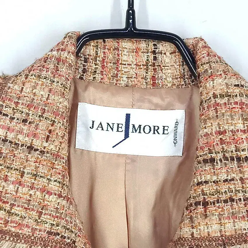 JANE MORE 여성 모혼방 트위드자켓 오렌지1 (HU35970)