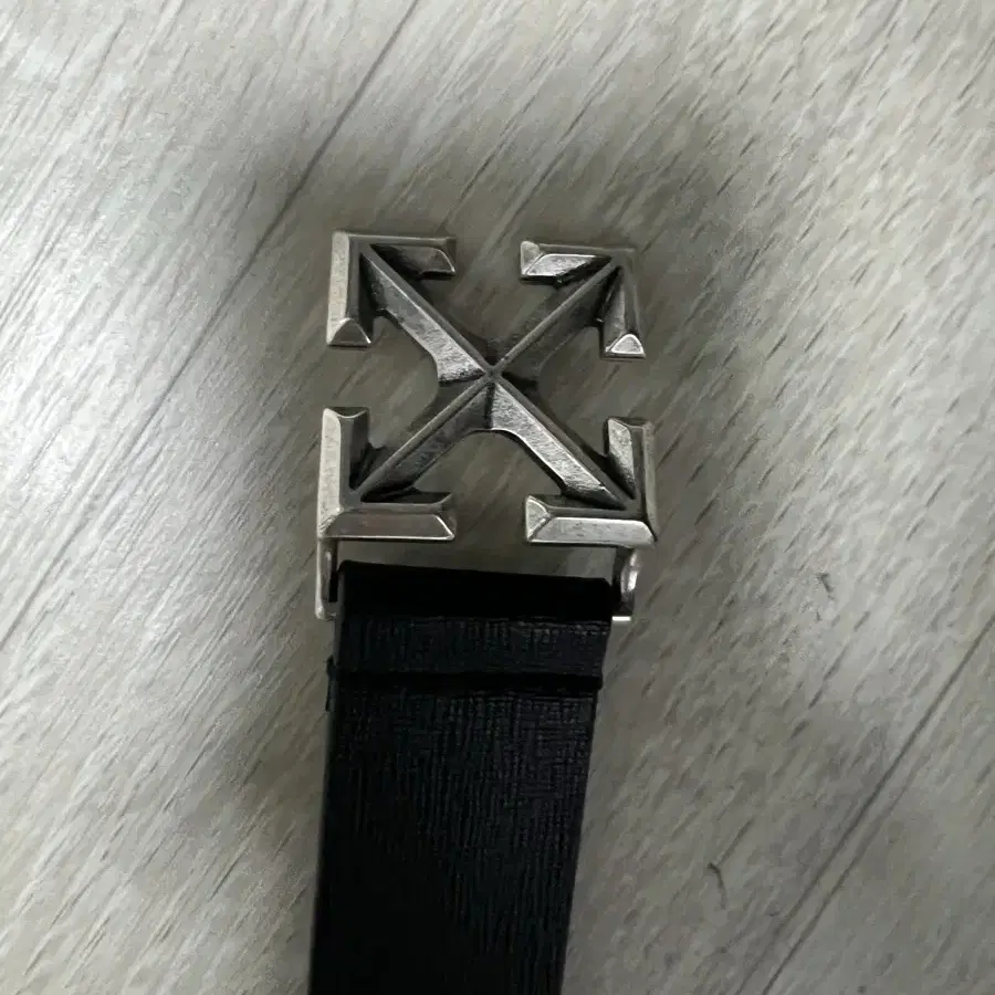 Off white arrow leather belt 오프화이트 벨트