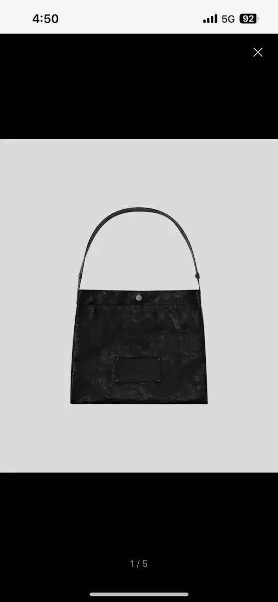 트리밍버드 Point Leather Square Mini Bag